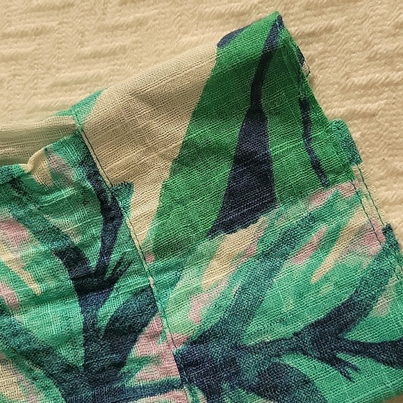 Blue Island Green Graphic Swim Coverup Size M NWT - Picture 9 of 12